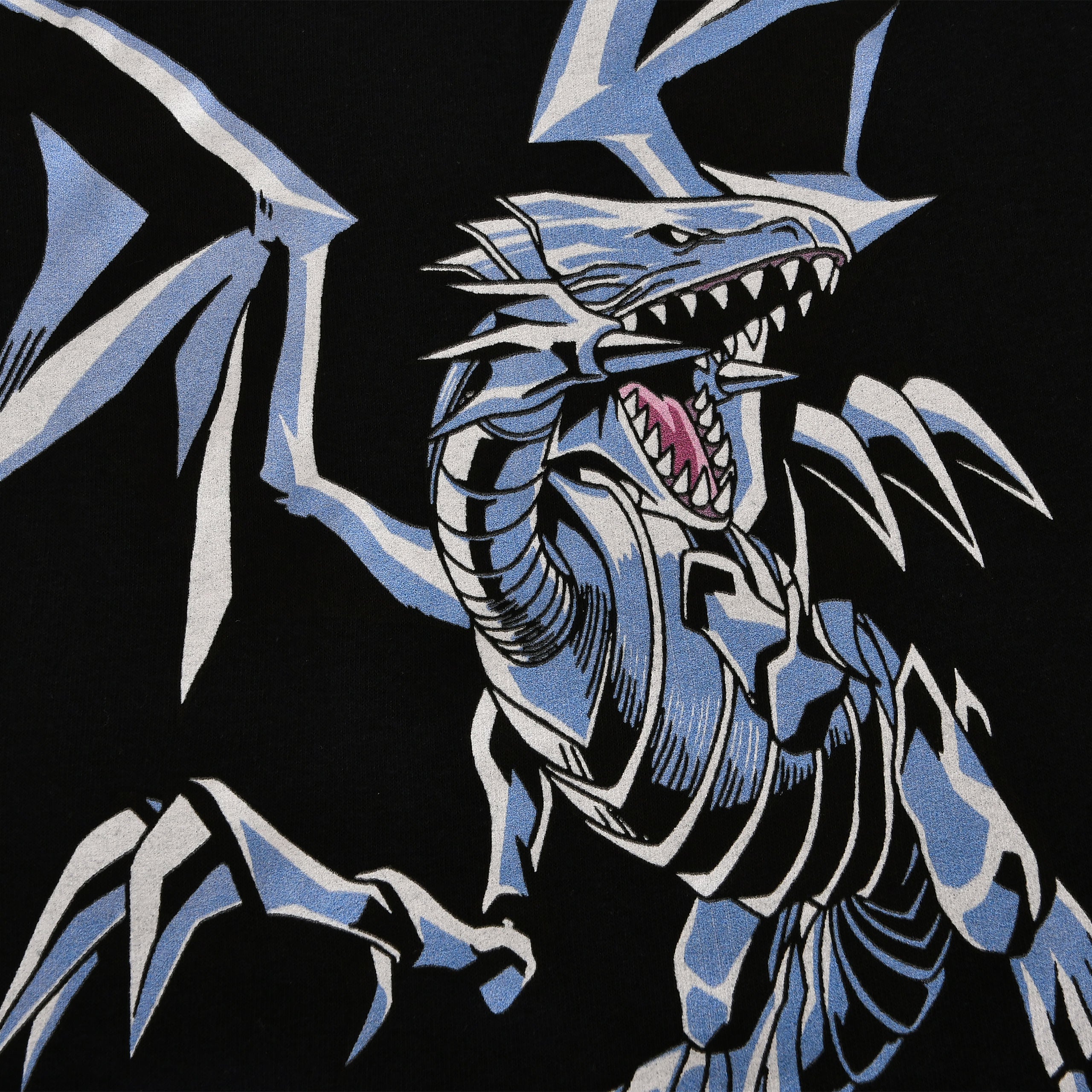Produktbild Yu-Gi-Oh! - Svart T-shirt med Blue-Eyes White Dragon
