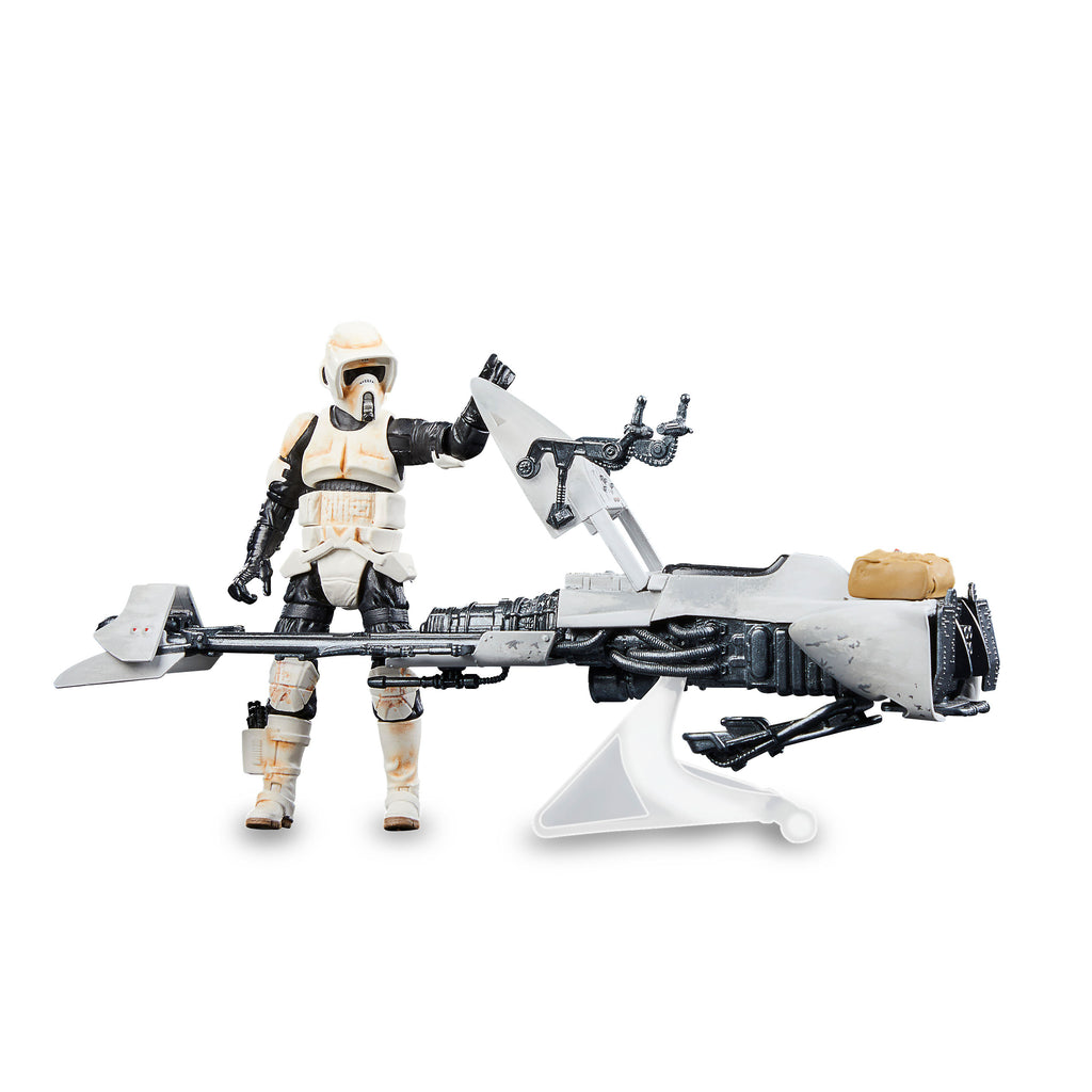 Produktbild Star Wars - Speeder Bike med Scout Trooper & Grogu Actionfigur