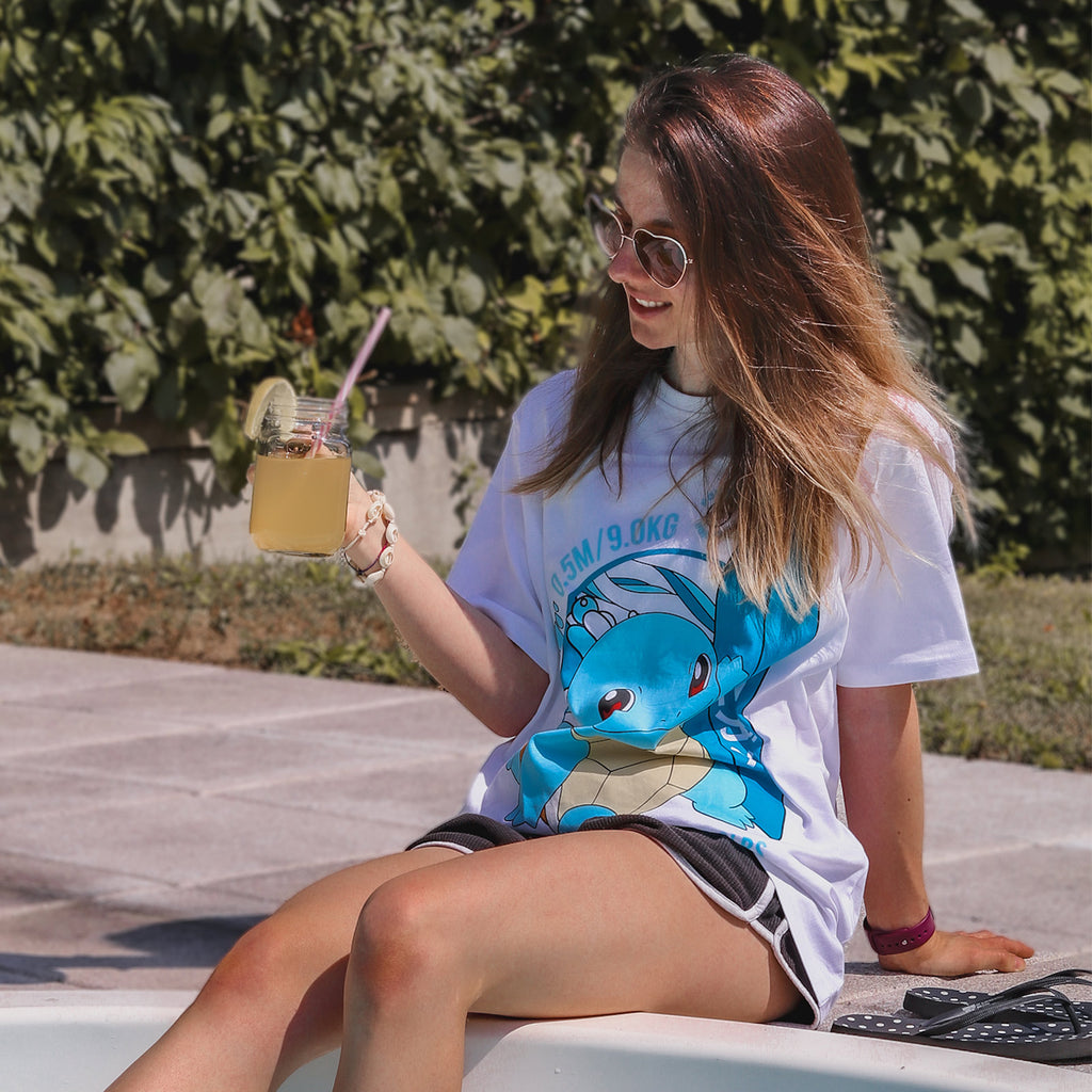 Produktbild Pokemon - Schiggy Surfer T-shirt vit