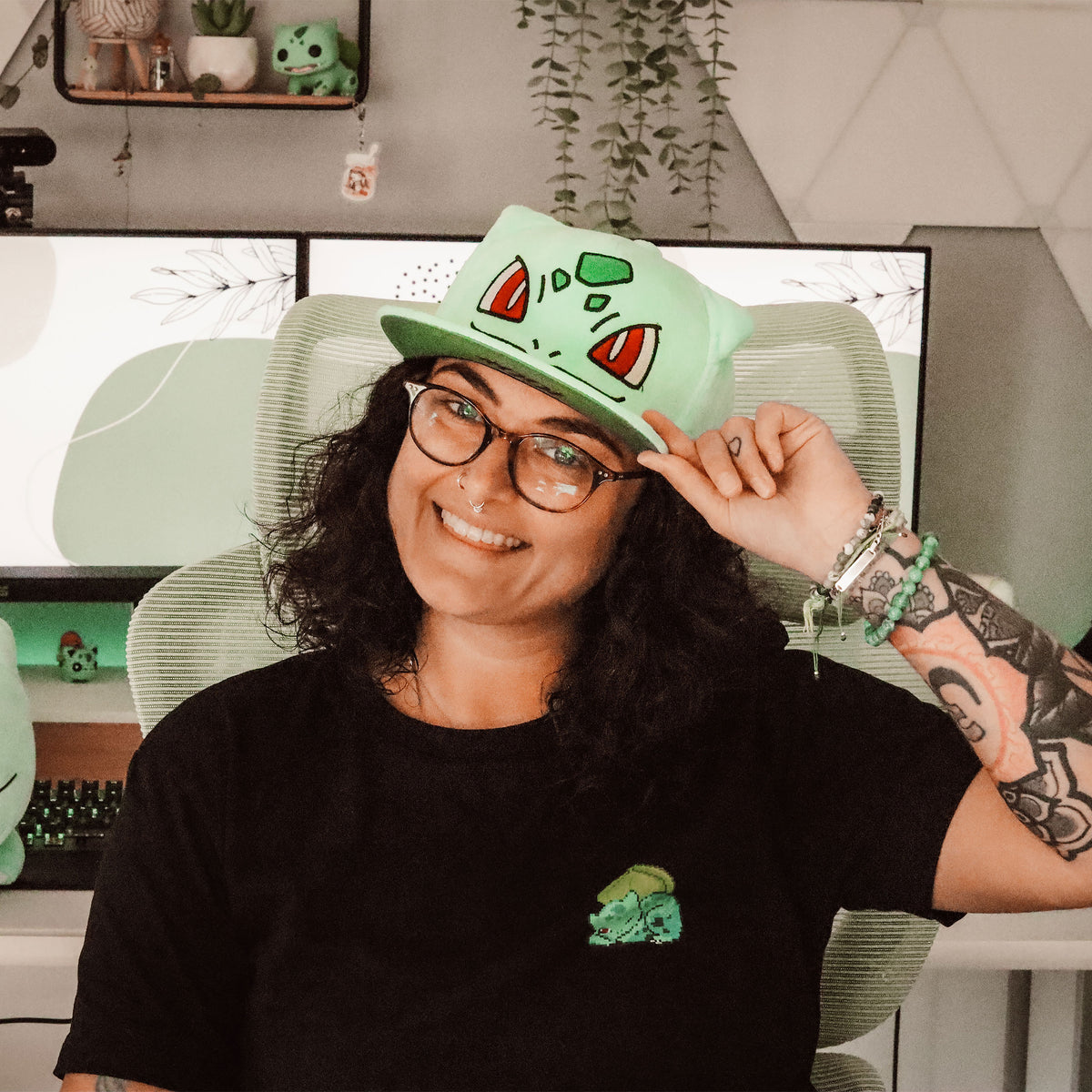 Produktbild Pokemon - Bisasam Plysch Snapback Keps