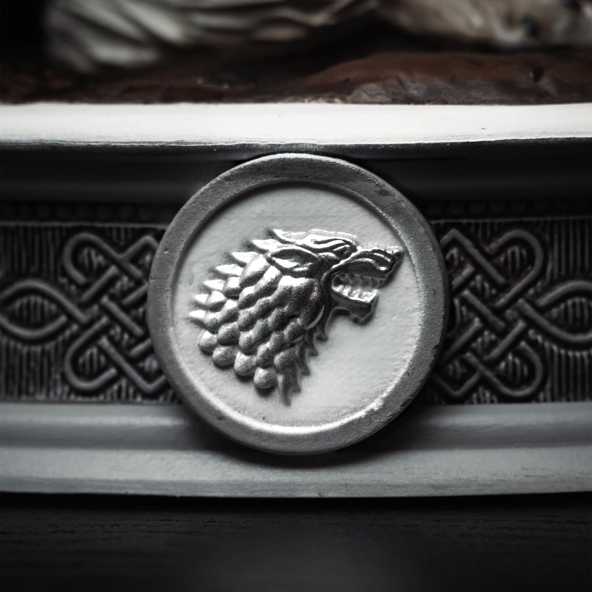 Produktbild Game of Thrones - Jon Snow med skuggvarg Diorama