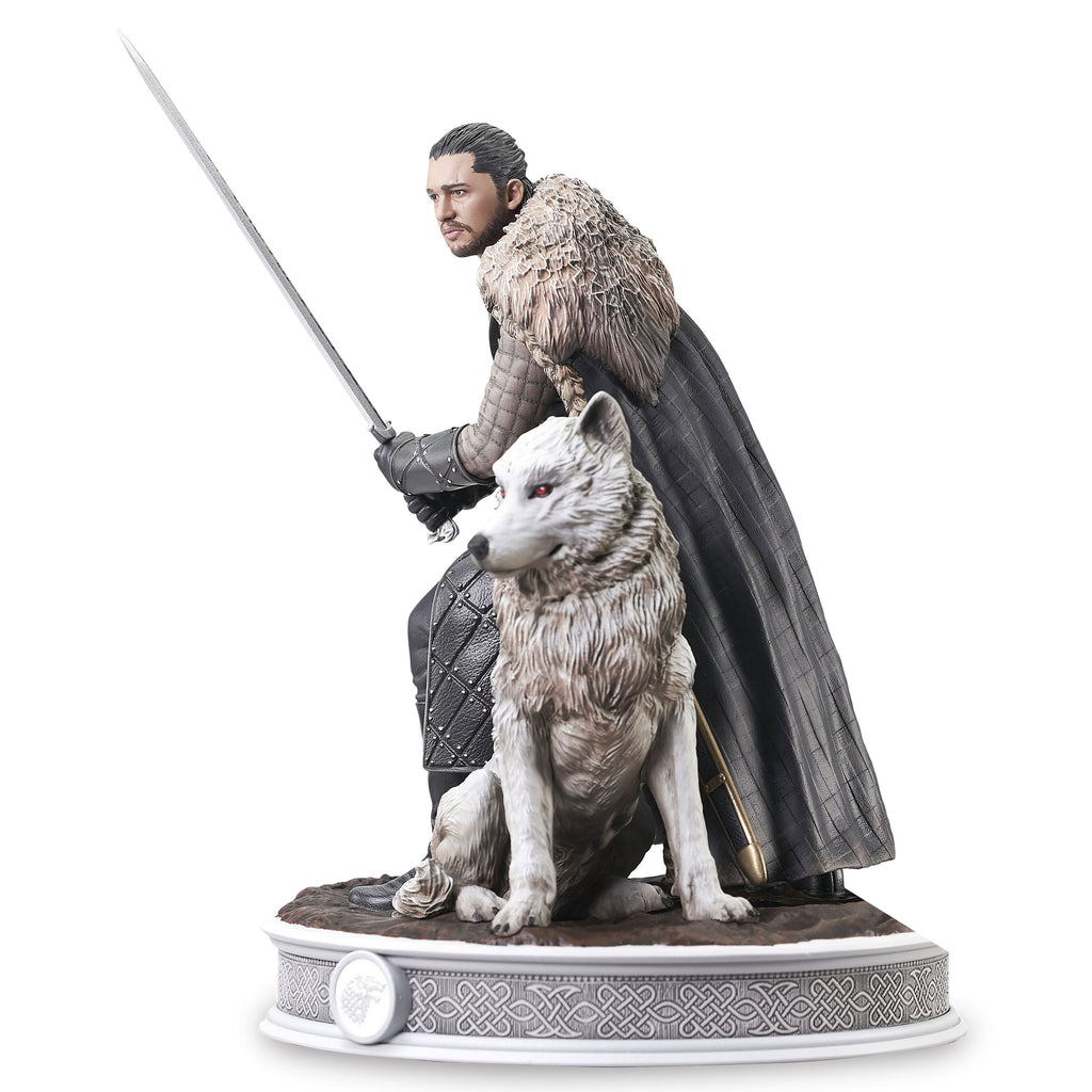 Produktbild Game of Thrones - Jon Snow med skuggvarg Diorama