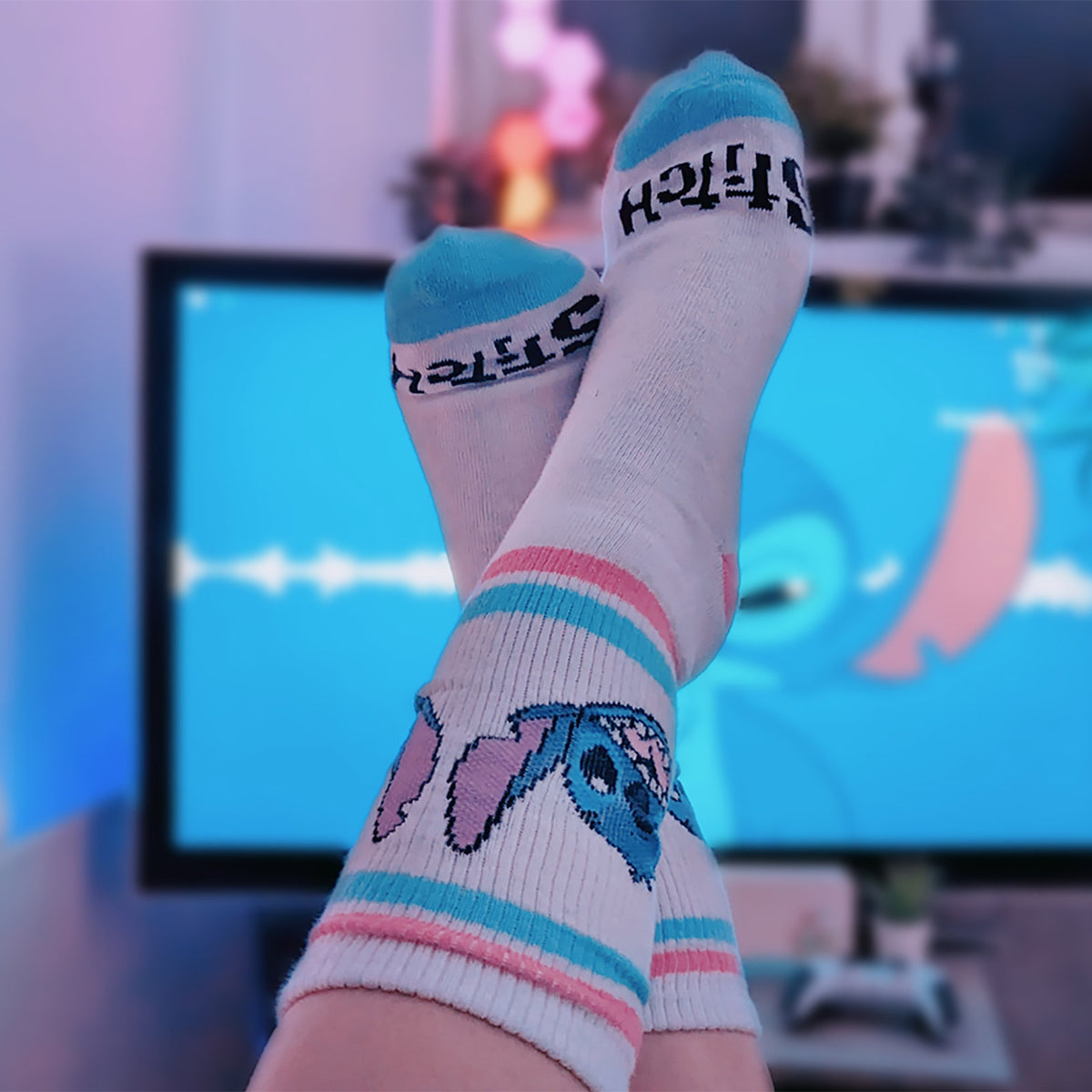 Produktbild Lilo & Stitch - 3-pack strumpor med Angel och Stitch