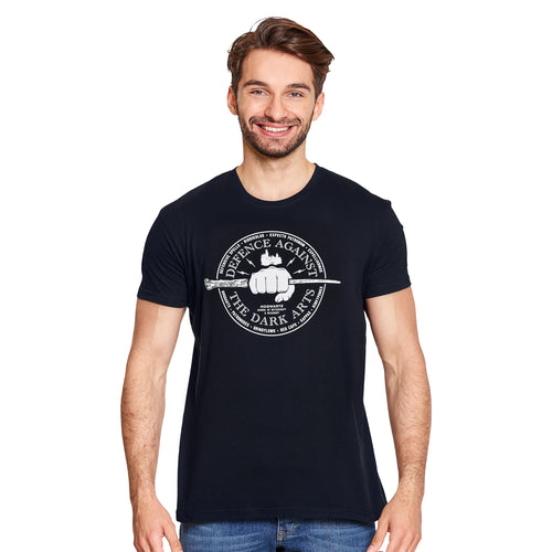 Produktbild Försvar mot svartkonster T-shirt blå - Harry Potter
