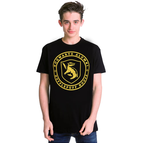 Produktbild Hufflepuff Hogwarts Alumni T-shirt svart - Harry Potter