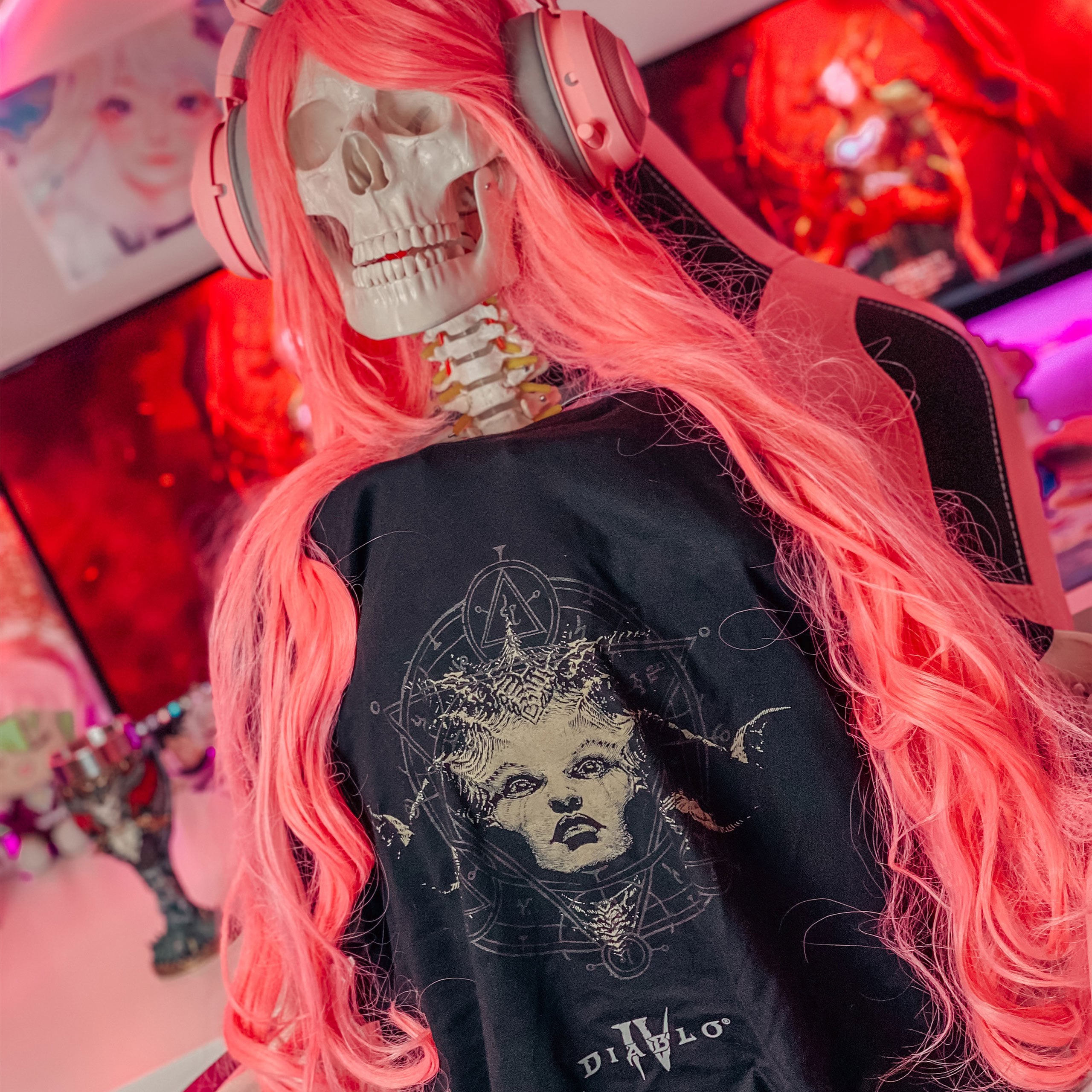 Produktbild Diablo IV - Queen of the Damned T-shirt svart