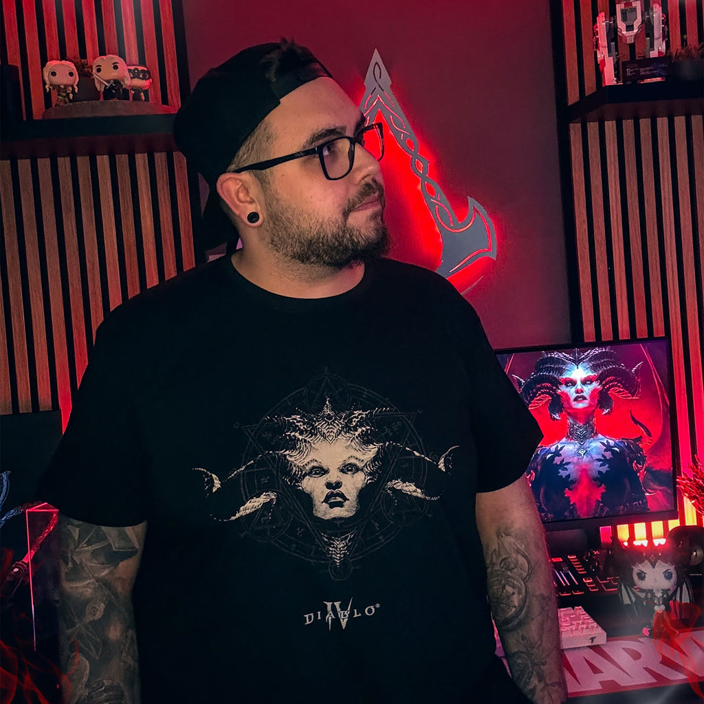 Produktbild Diablo IV - Queen of the Damned T-shirt svart