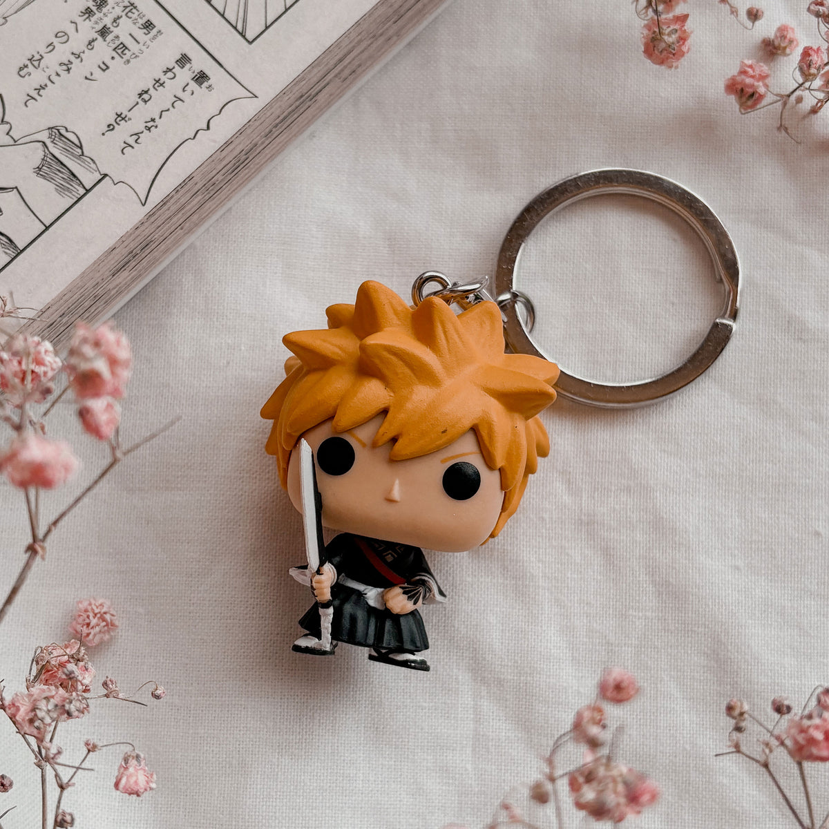 Produktbild Bleach - Ichigo Kurosaki Funko Pop nyckelring