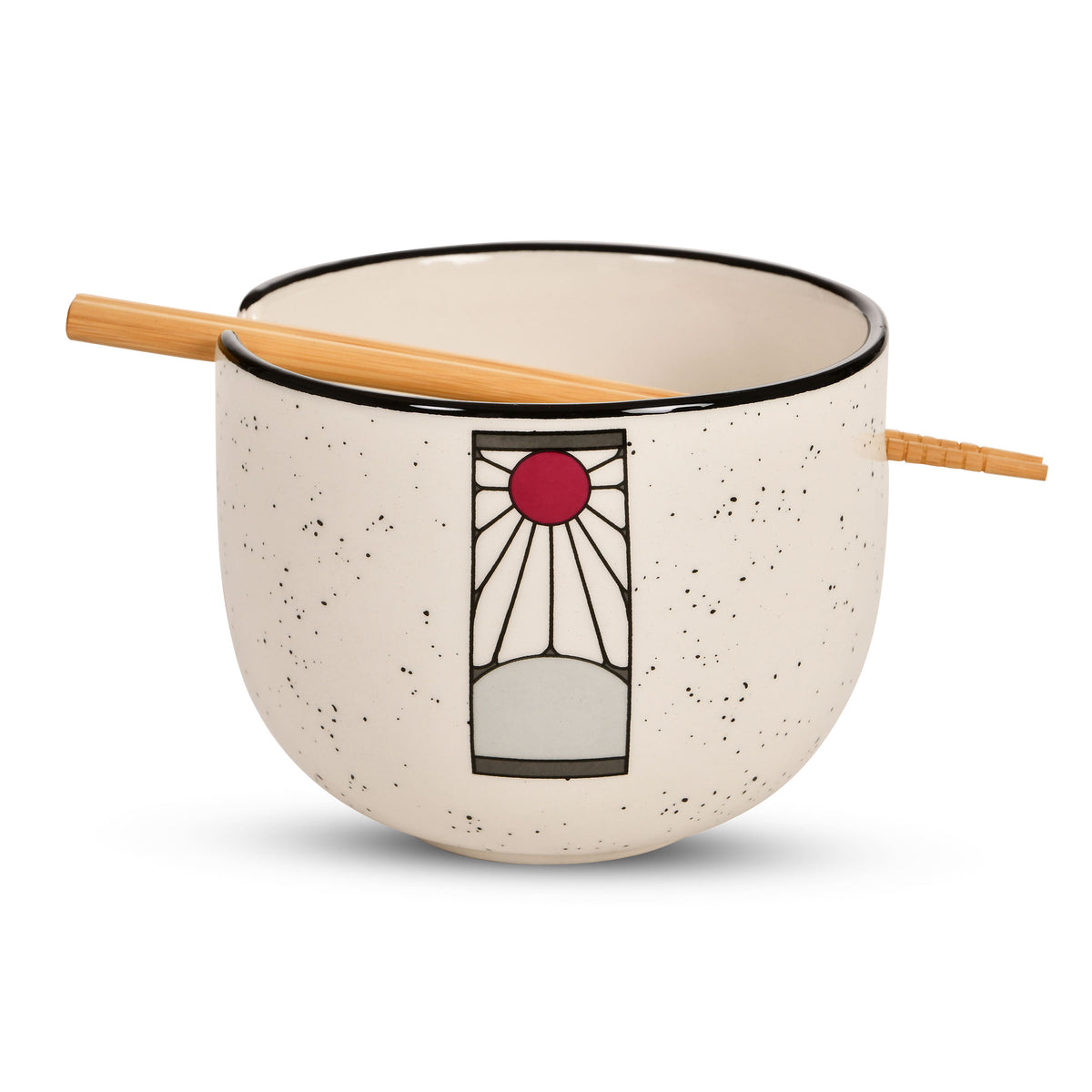 Produktbild Demon Slayer - Tanjiro-symbol Ramen-skål med ätpinnar