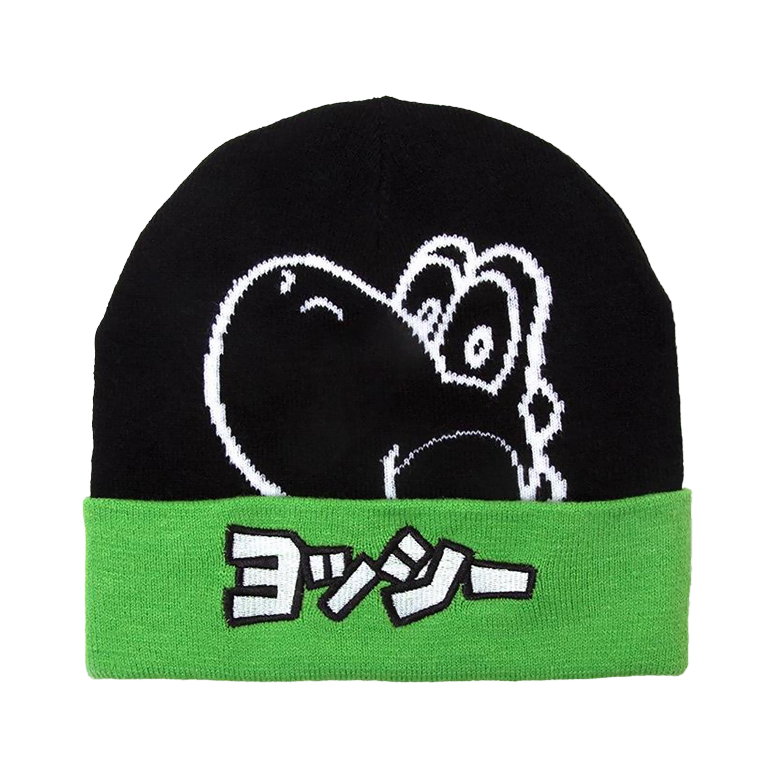 Produktbild Super Mario - Yoshi Japanese Beanie svart-grön