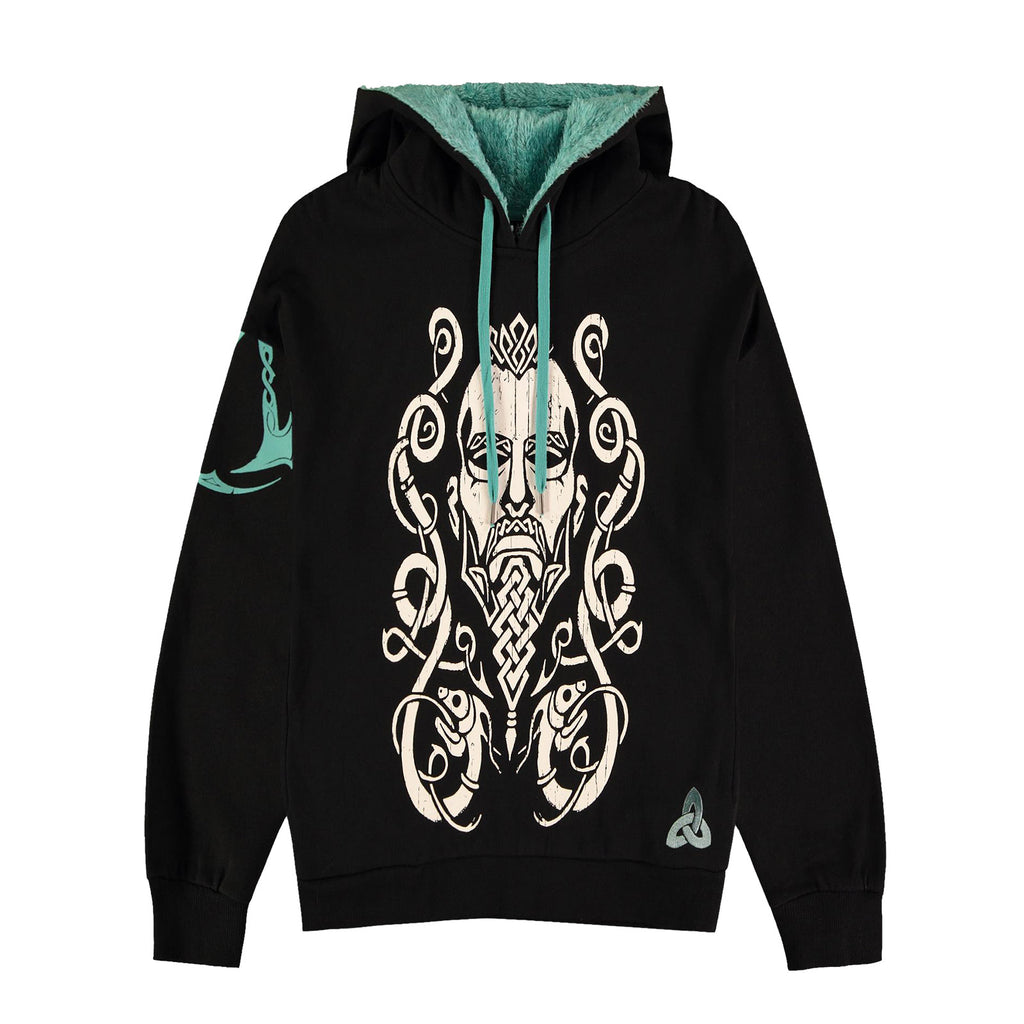 Produktbild Assassins Creed - Valhalla Mask Hoodie svart