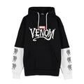 Produktbild Venom - Logotyp Huvtröja svart-vit