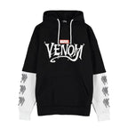 Produktbild Venom - Logotyp Huvtröja svart-vit