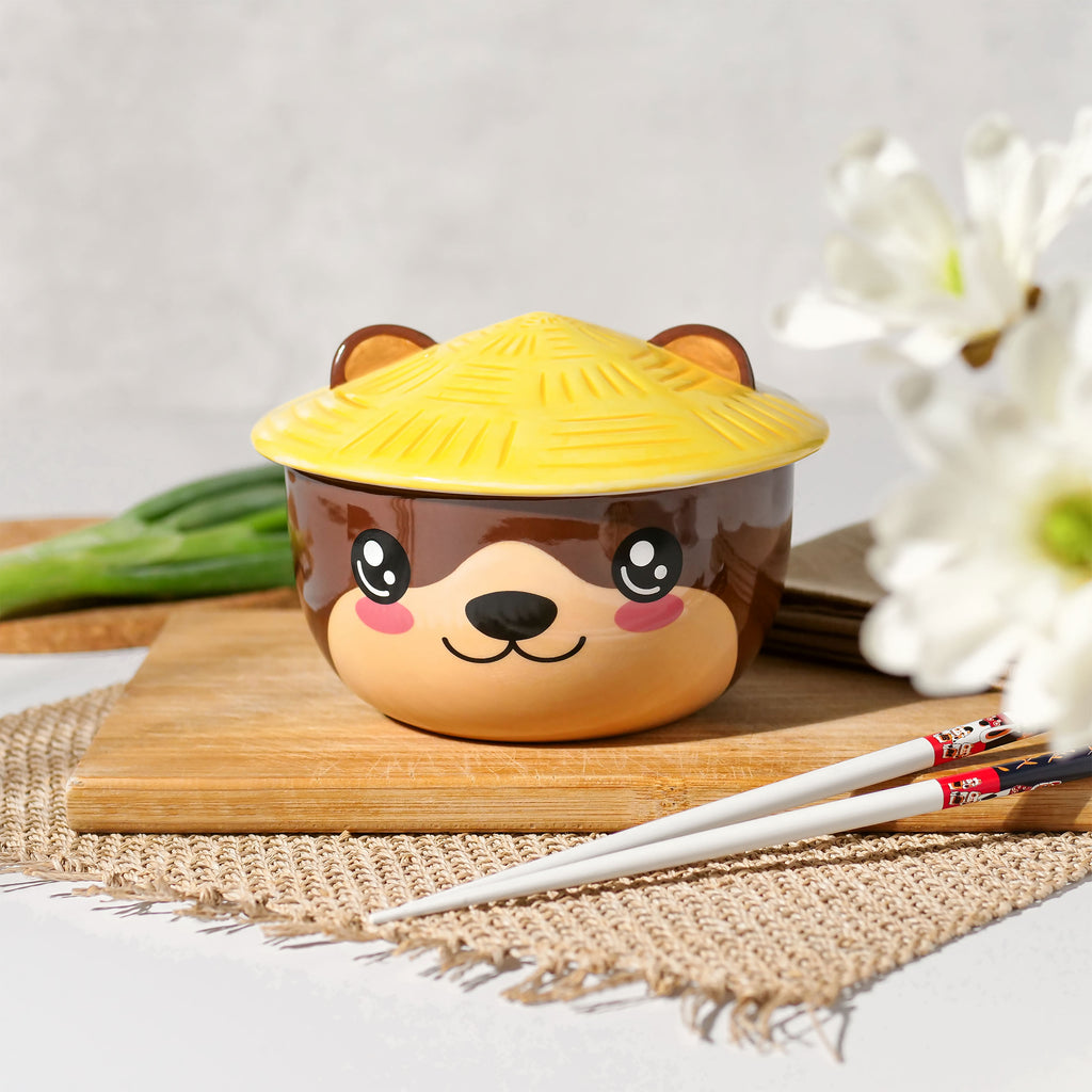 Produktbild Otter Kawaii skål med lock för animefans
