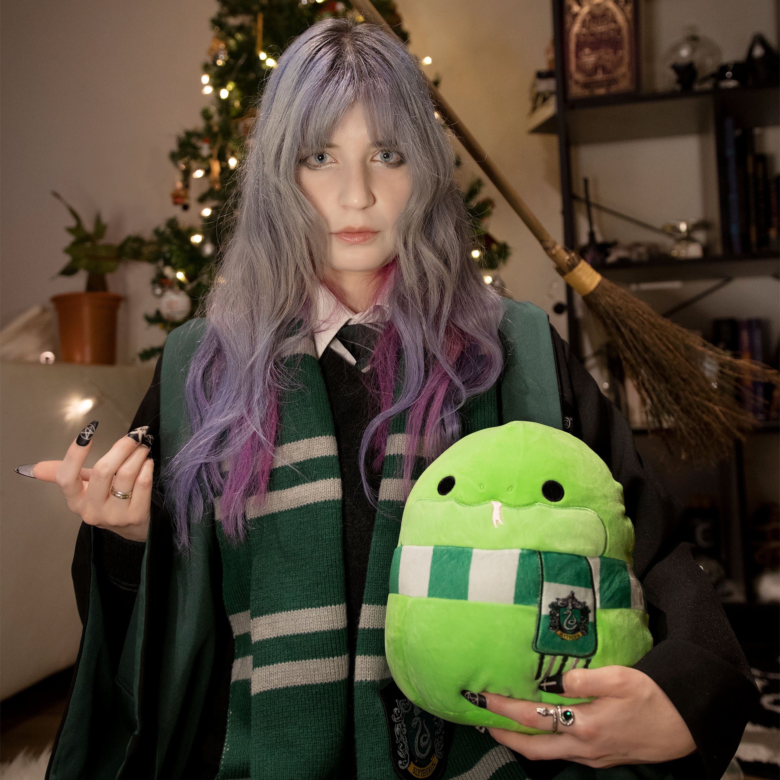 Produktbild Harry Potter - Slytherin Orm Squishmallows Plyschfigur