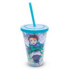 Produktbild Demon Slayer - Tanjiro Kamado mugg med sugrör