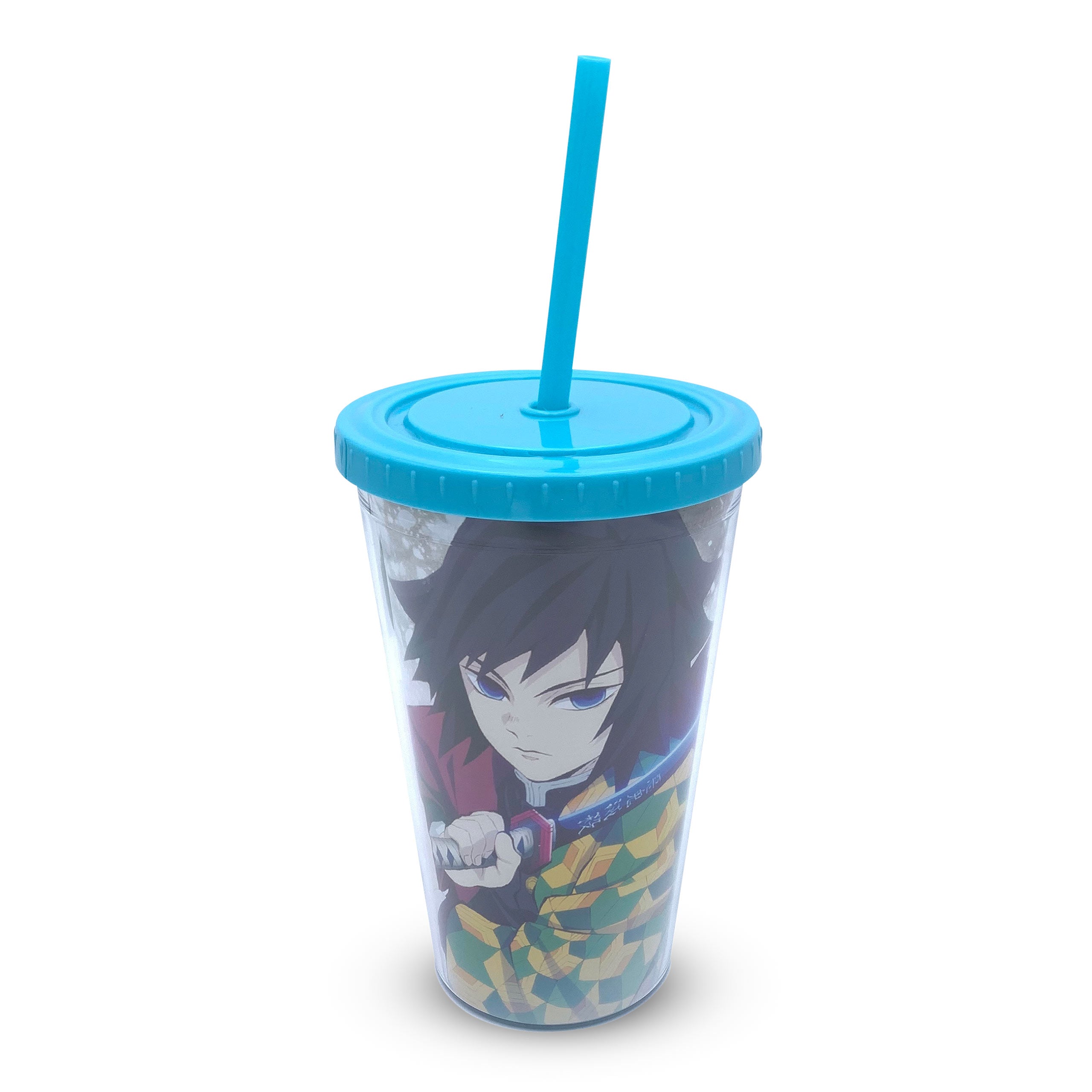 Produktbild Demon Slayer - Tanjiro Kamado mugg med sugrör