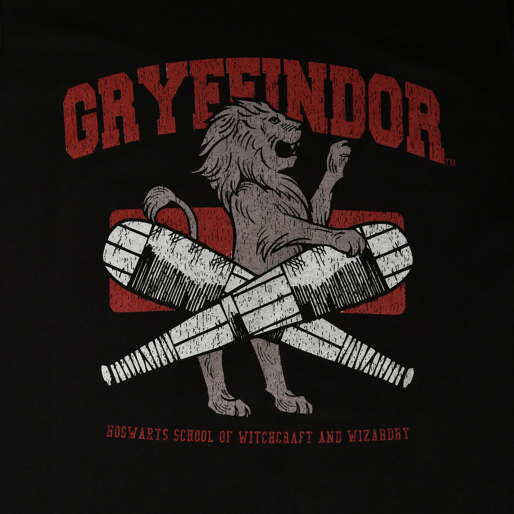 Produktbild Gryffindor Quidditch College T-shirt svart - Harry Potter