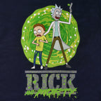 Produktbild Rick and Morty - Portal T-shirt blå