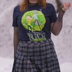 Produktbild Rick and Morty - Portal T-shirt blå
