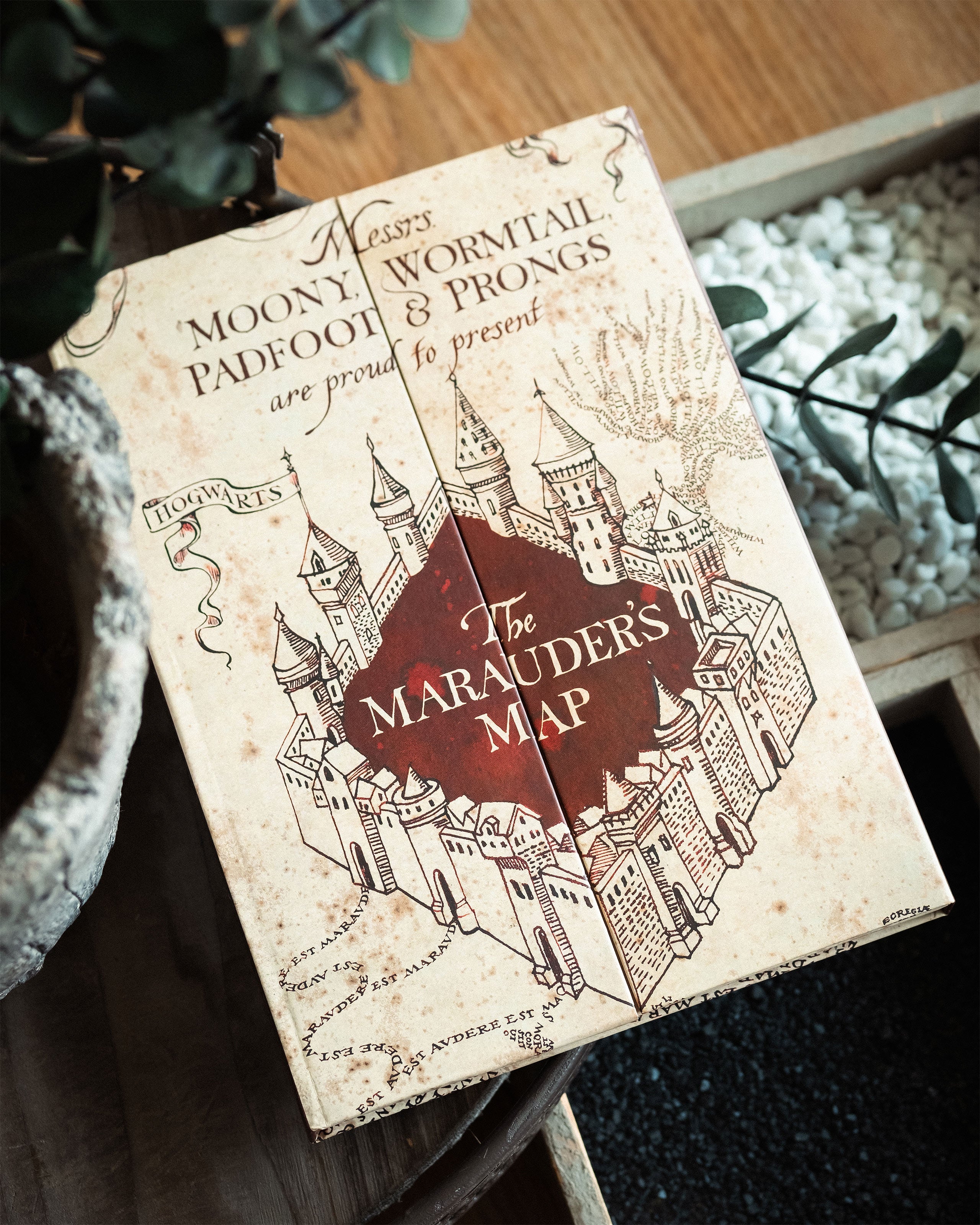 Produktbild Harry Potter - Anteckningsbok A5 med Marodörkartan