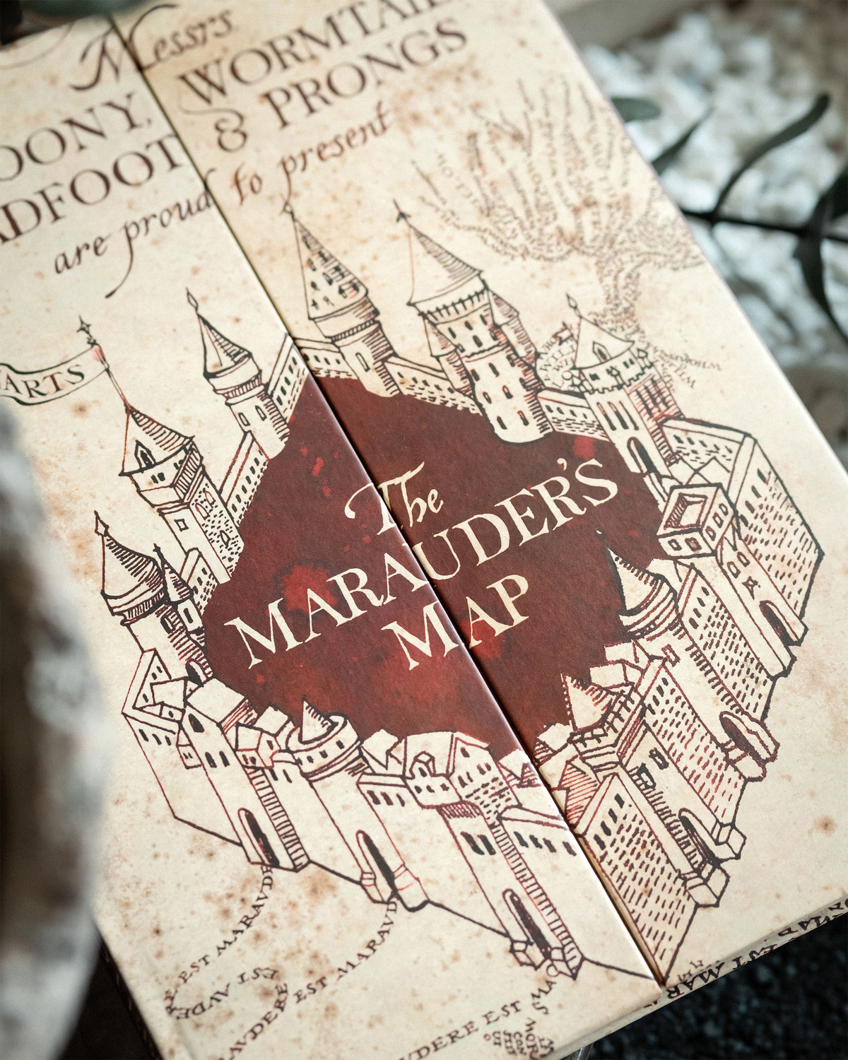 Produktbild Harry Potter - Anteckningsbok A5 med Marodörkartan