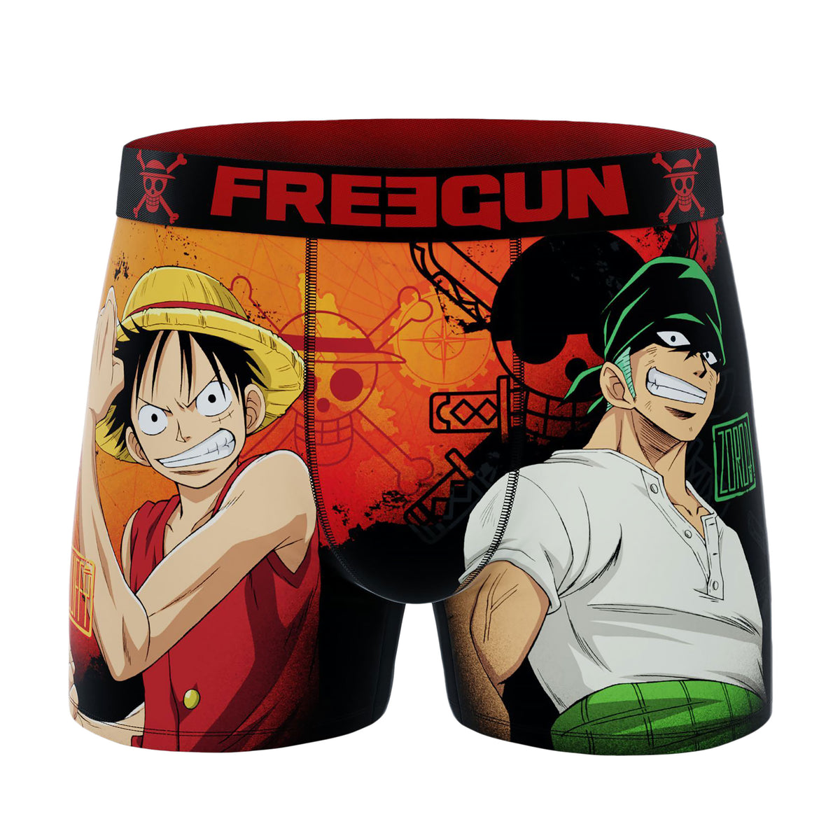 Produktbild One Piece - Luffy & Roronoa Zoro Freegun Boxershorts