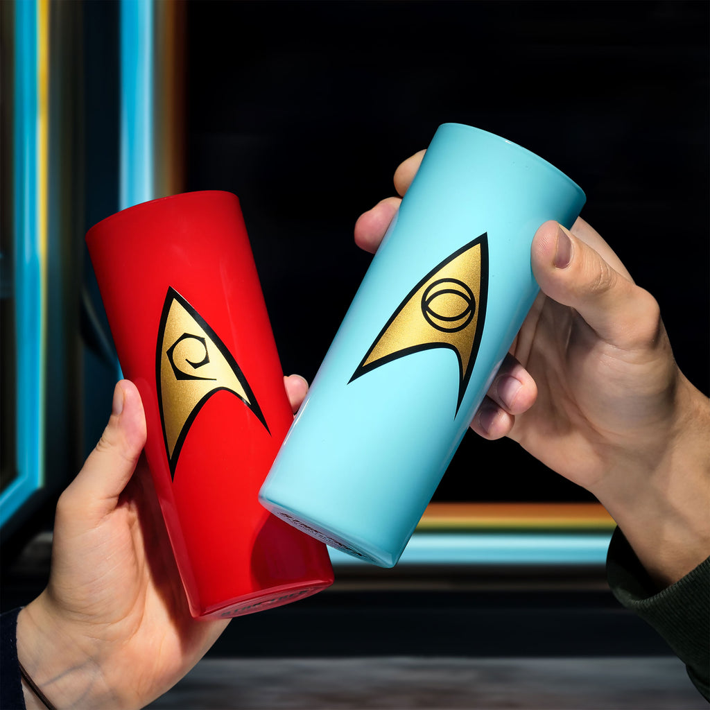 Produktbild Starfleet-emblemglas 5-delars set - Star Trek