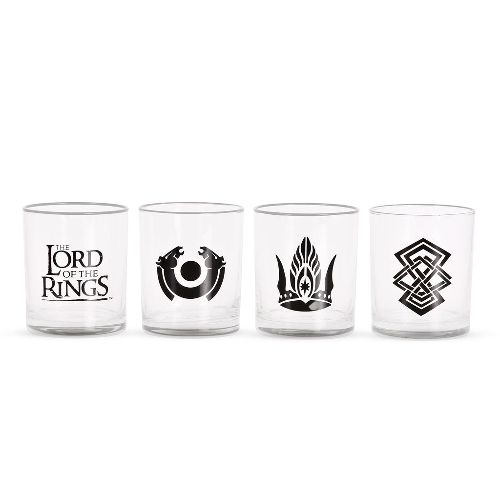 Produktbild Mittelerde-symbolglas 4-pack - Sagan om Ringen