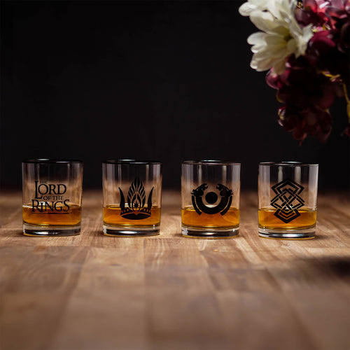 Produktbild Mittelerde-symbolglas 4-pack - Sagan om Ringen
