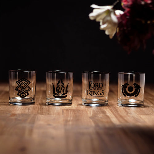 Produktbild Mittelerde-symbolglas 4-pack - Sagan om Ringen