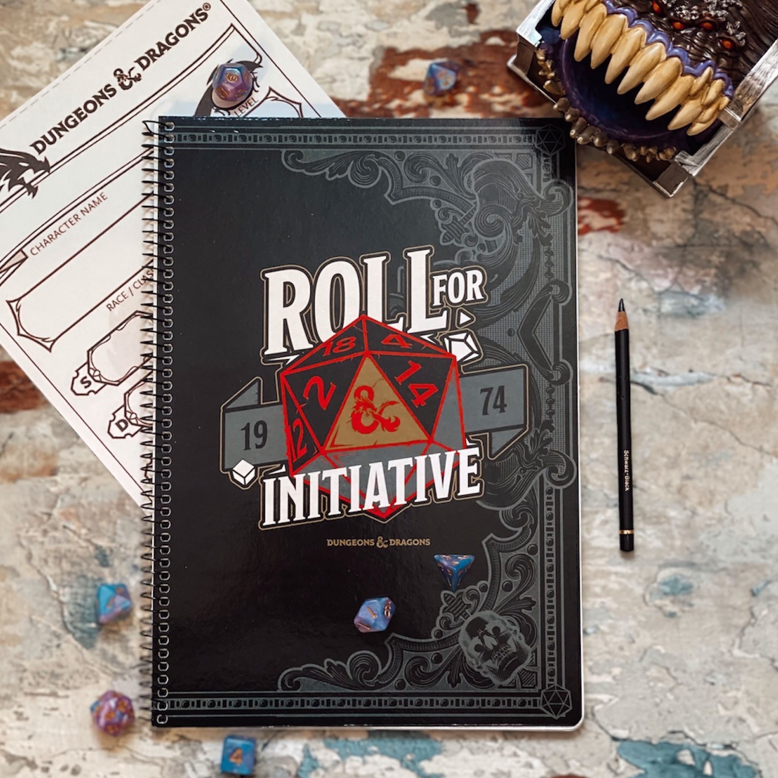 Product image Dungeons & Dragons - Roll For Initiative Notebook A4
