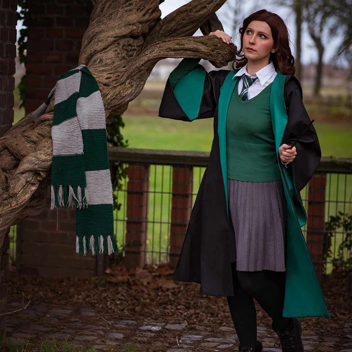 Produktbild Slytherin-kappa - Harry Potter