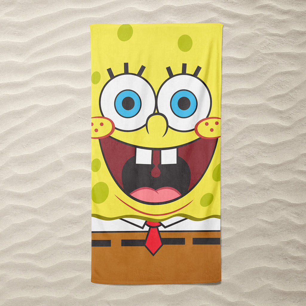 Produktbild SpongeBob - Handduk med karaktärer