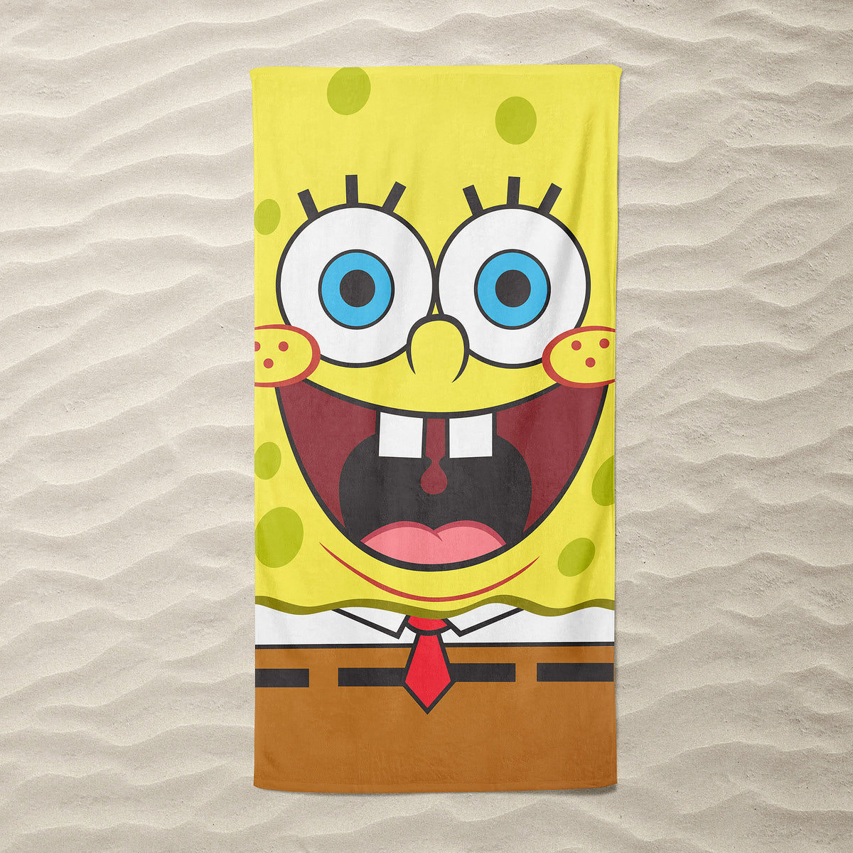 Produktbild SpongeBob - Handduk med karaktärer