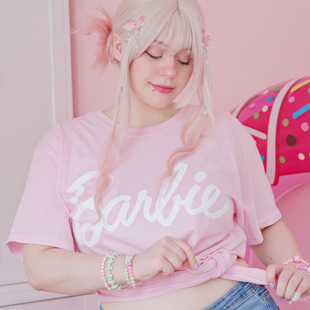 Produktbild Barbie - Logotyp T-shirt rosa