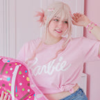 Produktbild Barbie - Logotyp T-shirt rosa