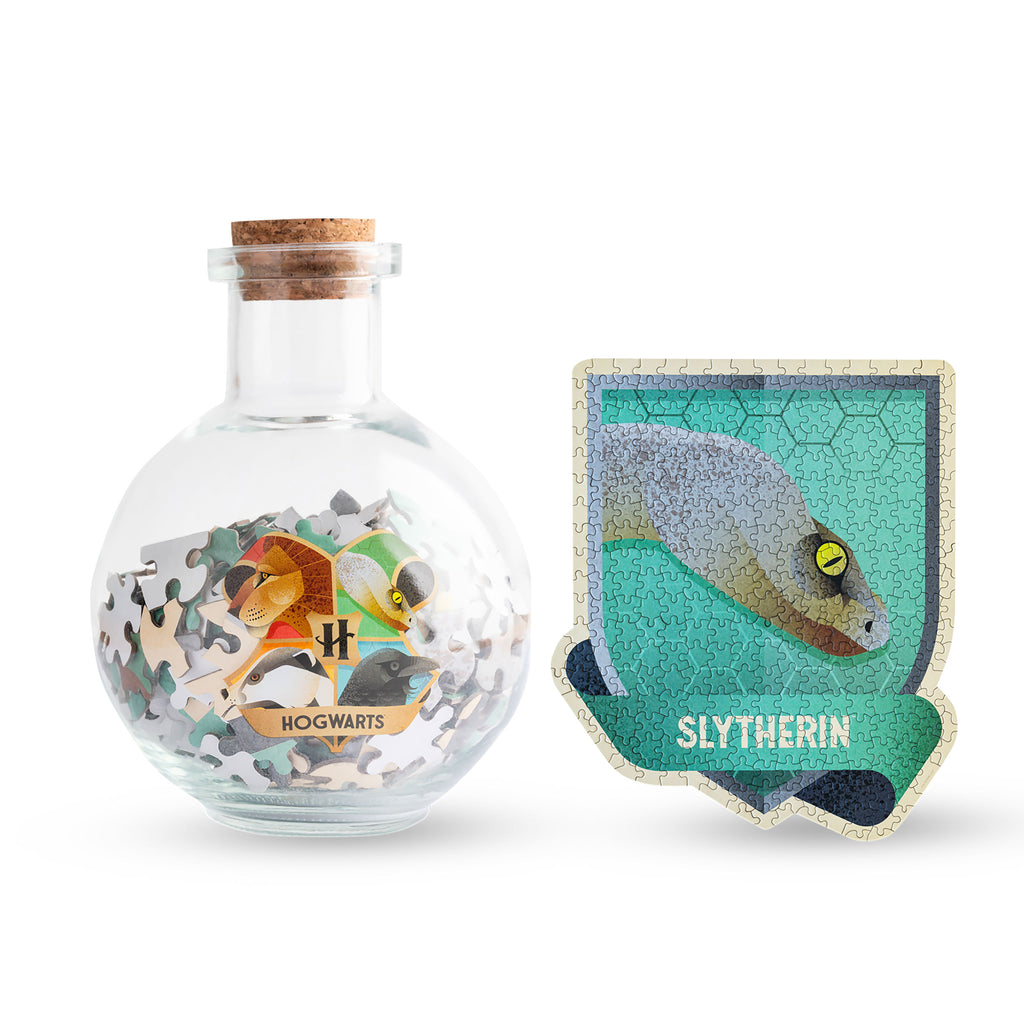 Produktbild Slytherin Vapendjur Pussel i Trolldrycksflaska - Harry Potter