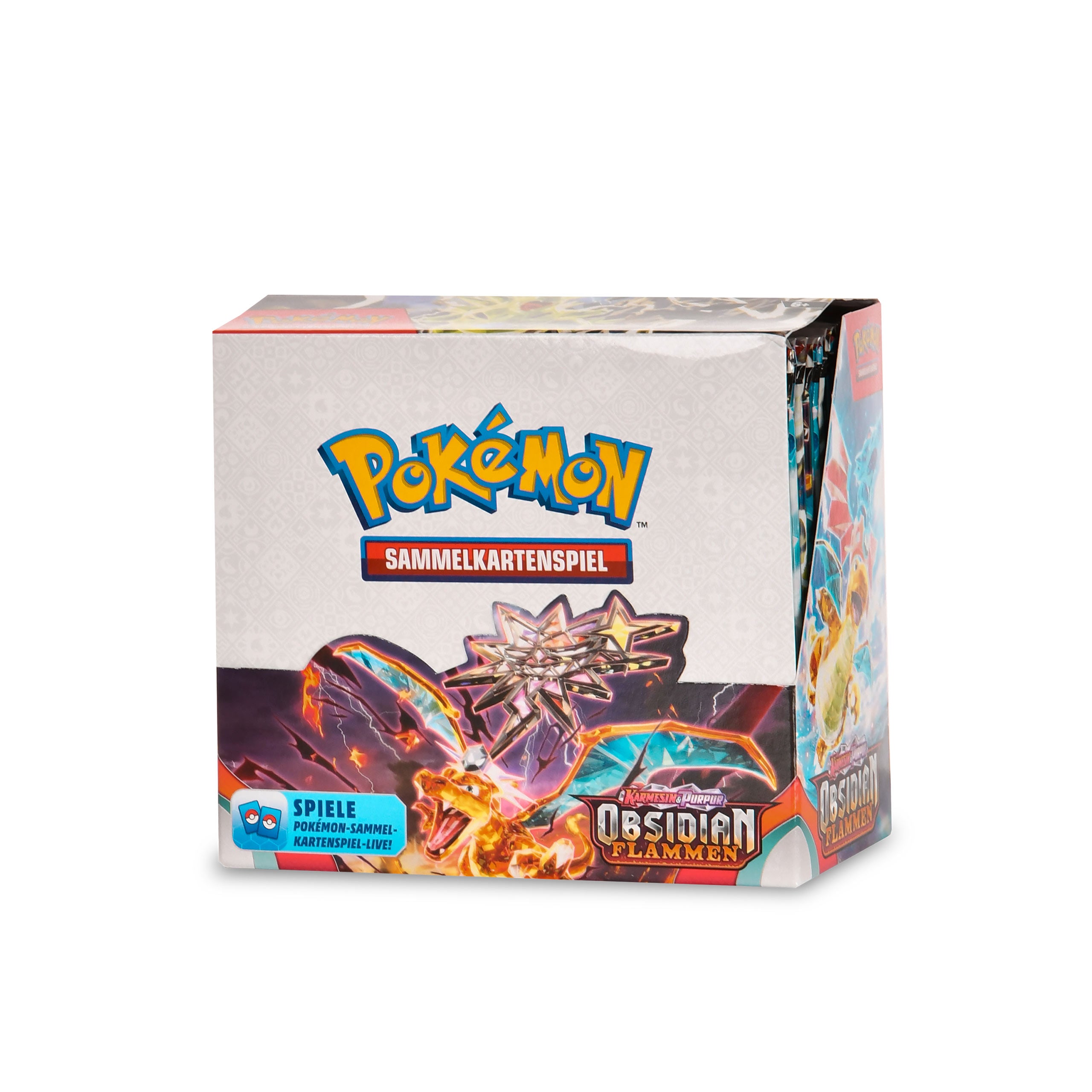Produktbild Pokemon - Scharlakansröd & Purpur Obsidianflammor Samlarkort Display