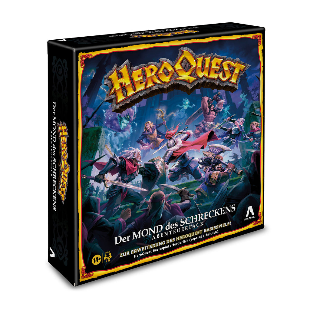 Produktbild HeroQuest - Avalon Hill Skräckens Måne Äventyrspaket Tysk utgåva