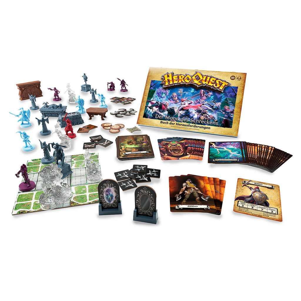 Produktbild HeroQuest - Avalon Hill Skräckens Måne Äventyrspaket Tysk utgåva
