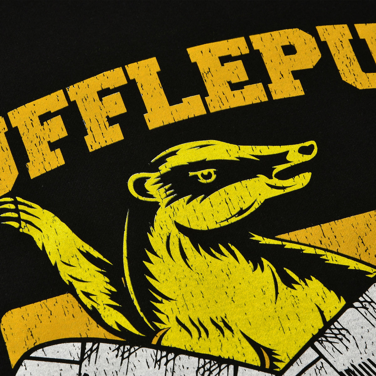Produktbild Hufflepuff Quidditch College T-shirt svart - Harry Potter