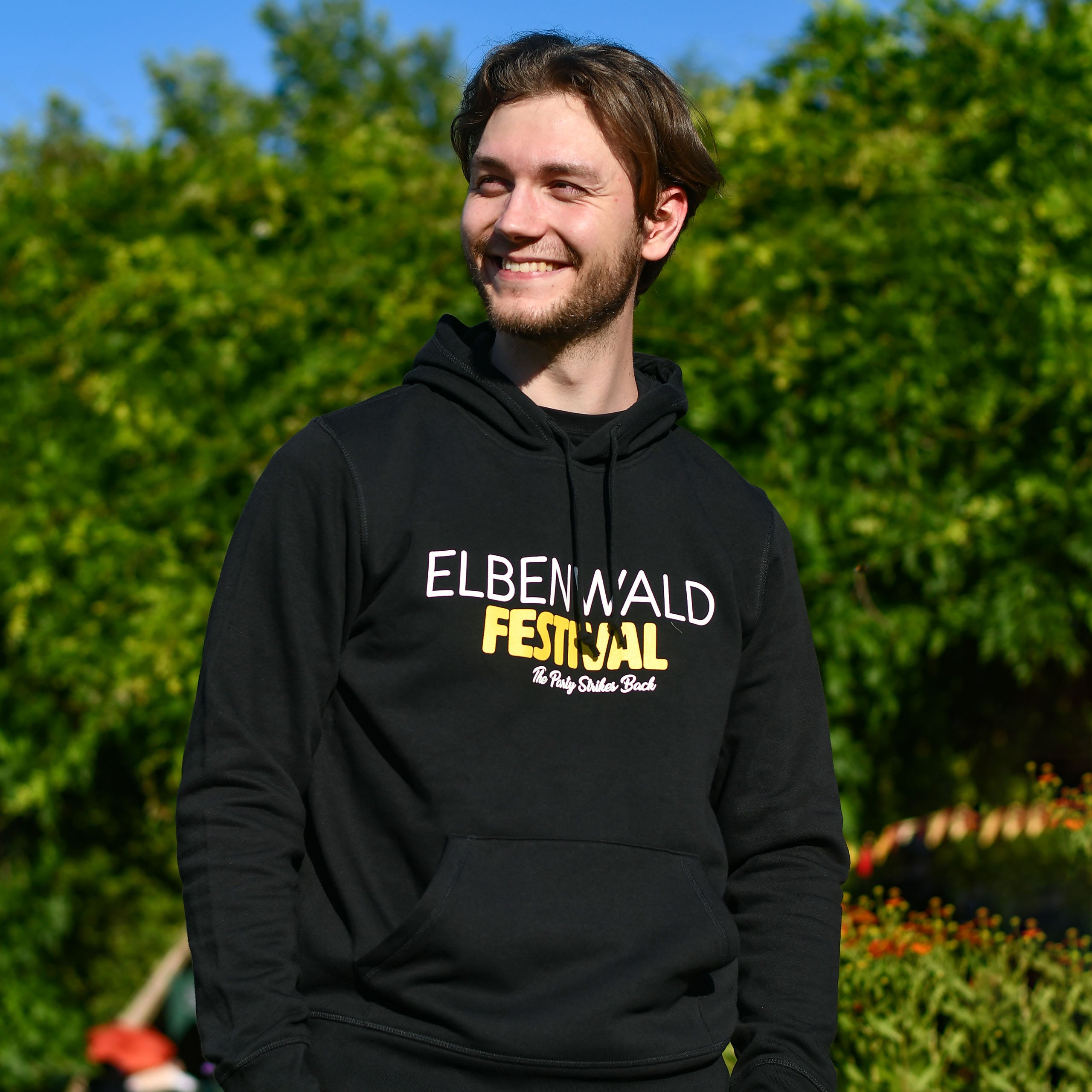 Produktbild Elbenwald Festival The Party Strikes Back Hoodie svart