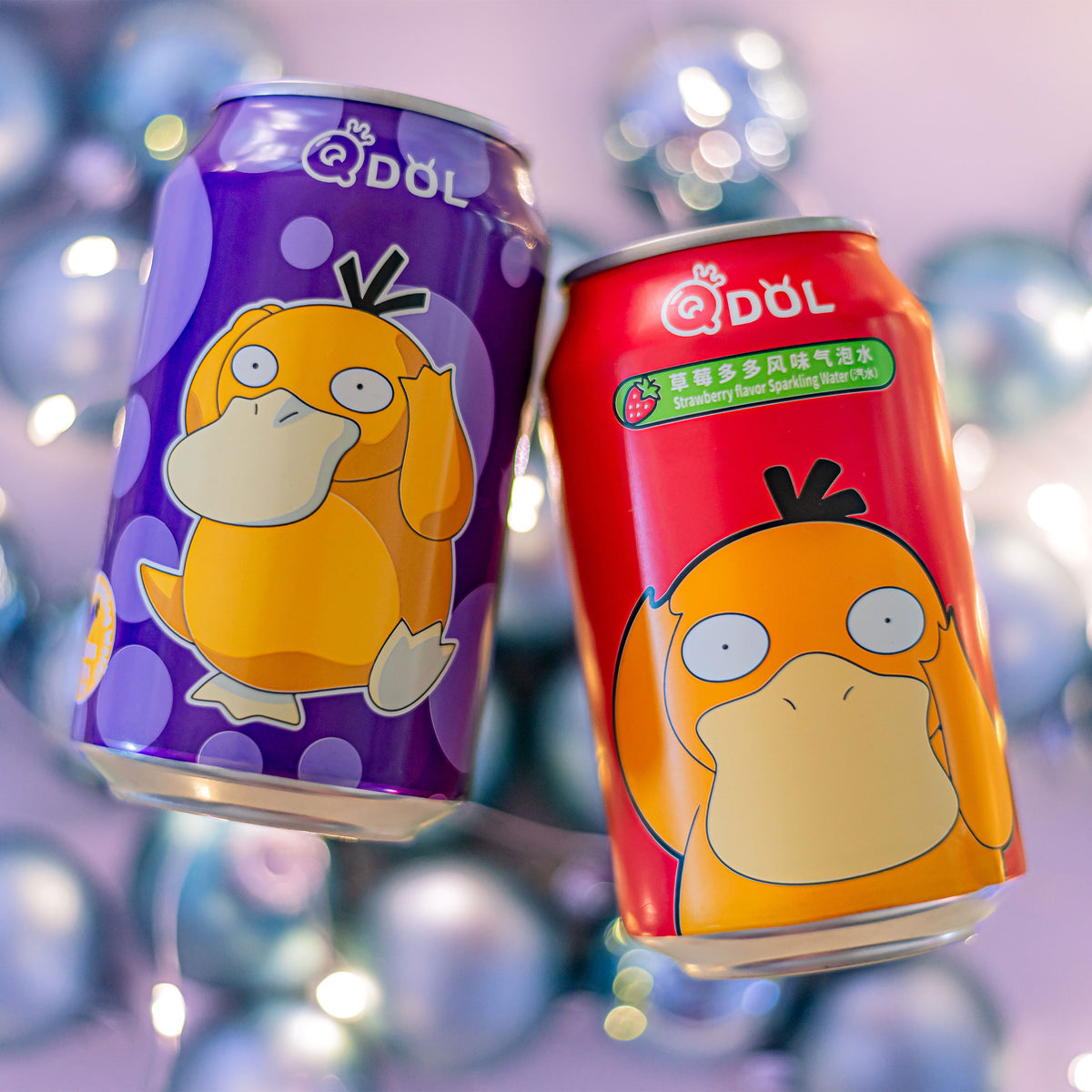 Produktbild Pokemon - Psyduck Jordgubbsbubbelvatten