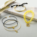 Produktbild Harry Potter - Hufflepuff armband 5-pack