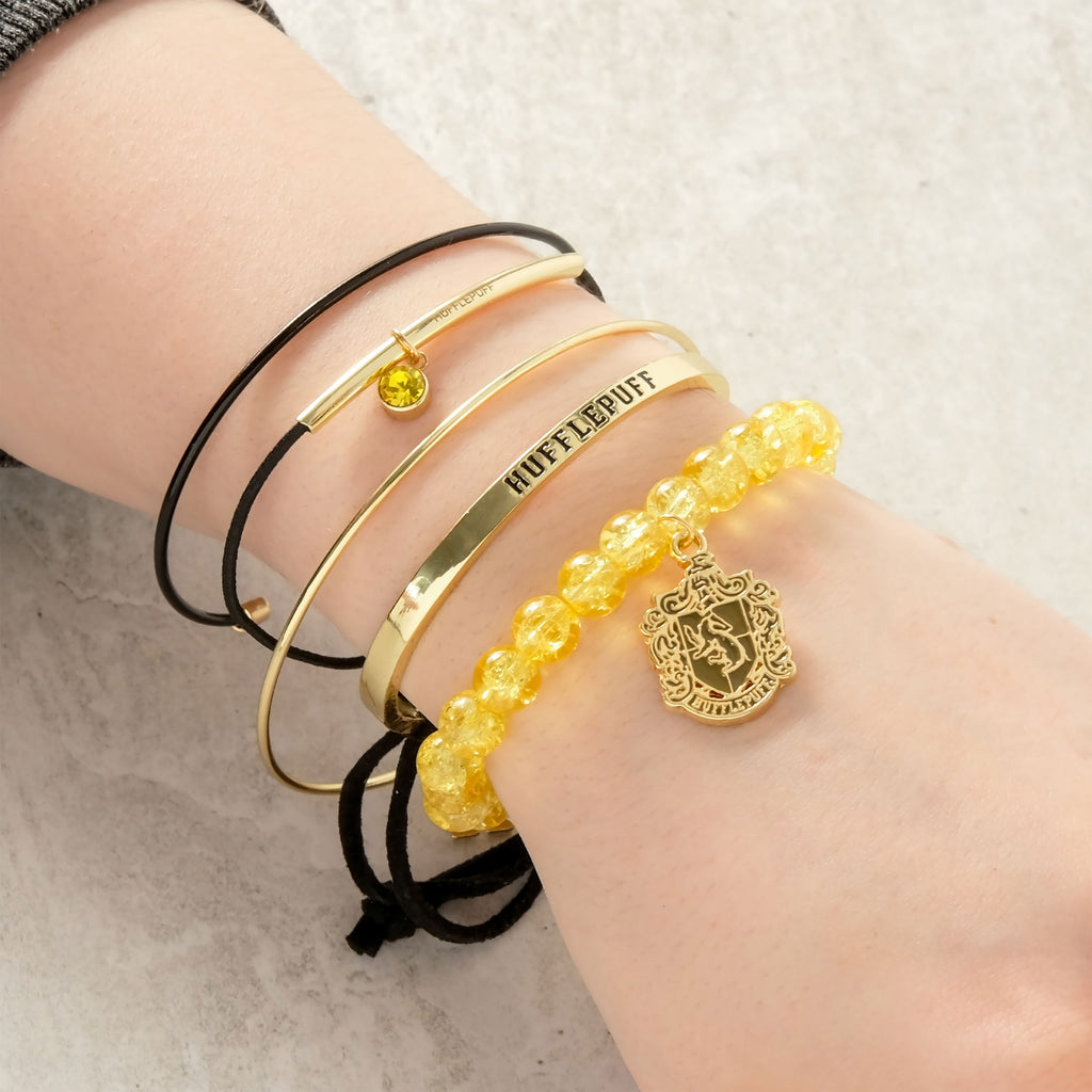 Produktbild Harry Potter - Hufflepuff armband 5-pack