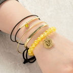Produktbild Harry Potter - Hufflepuff armband 5-pack