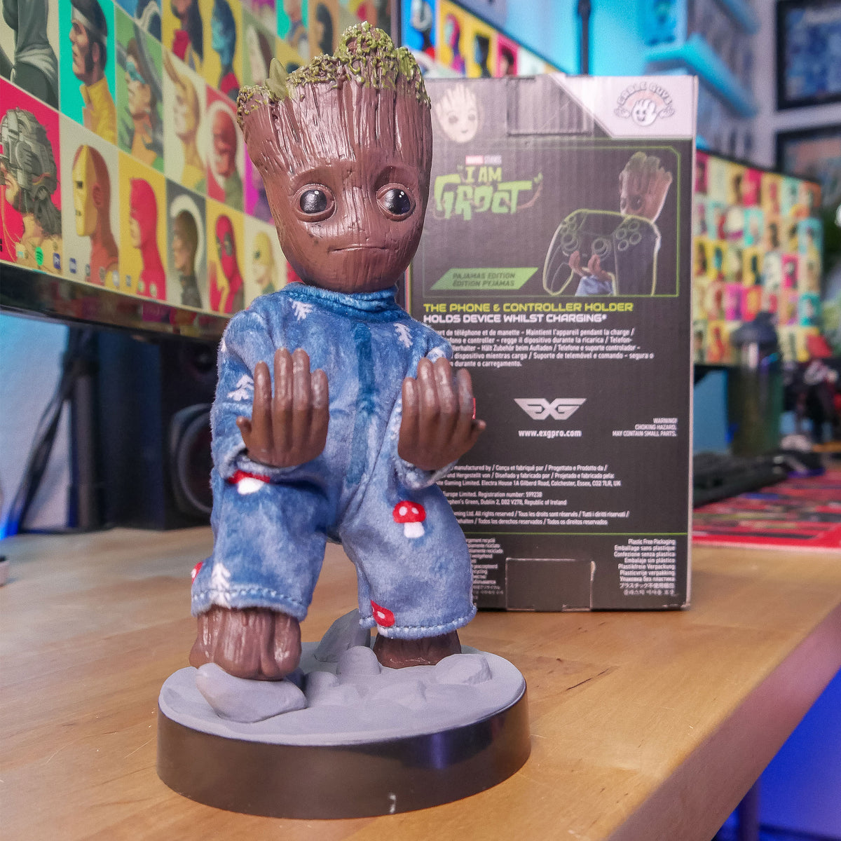 Produktbild Guardians of the Galaxy - Pyjamas Groot Cable Guy Figur