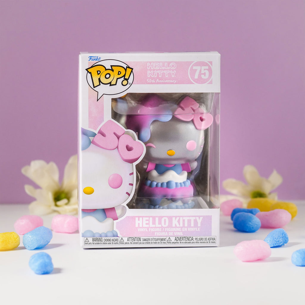 Produktbild Hello Kitty Funko Pop-figur med tårta 50-årsjubileum