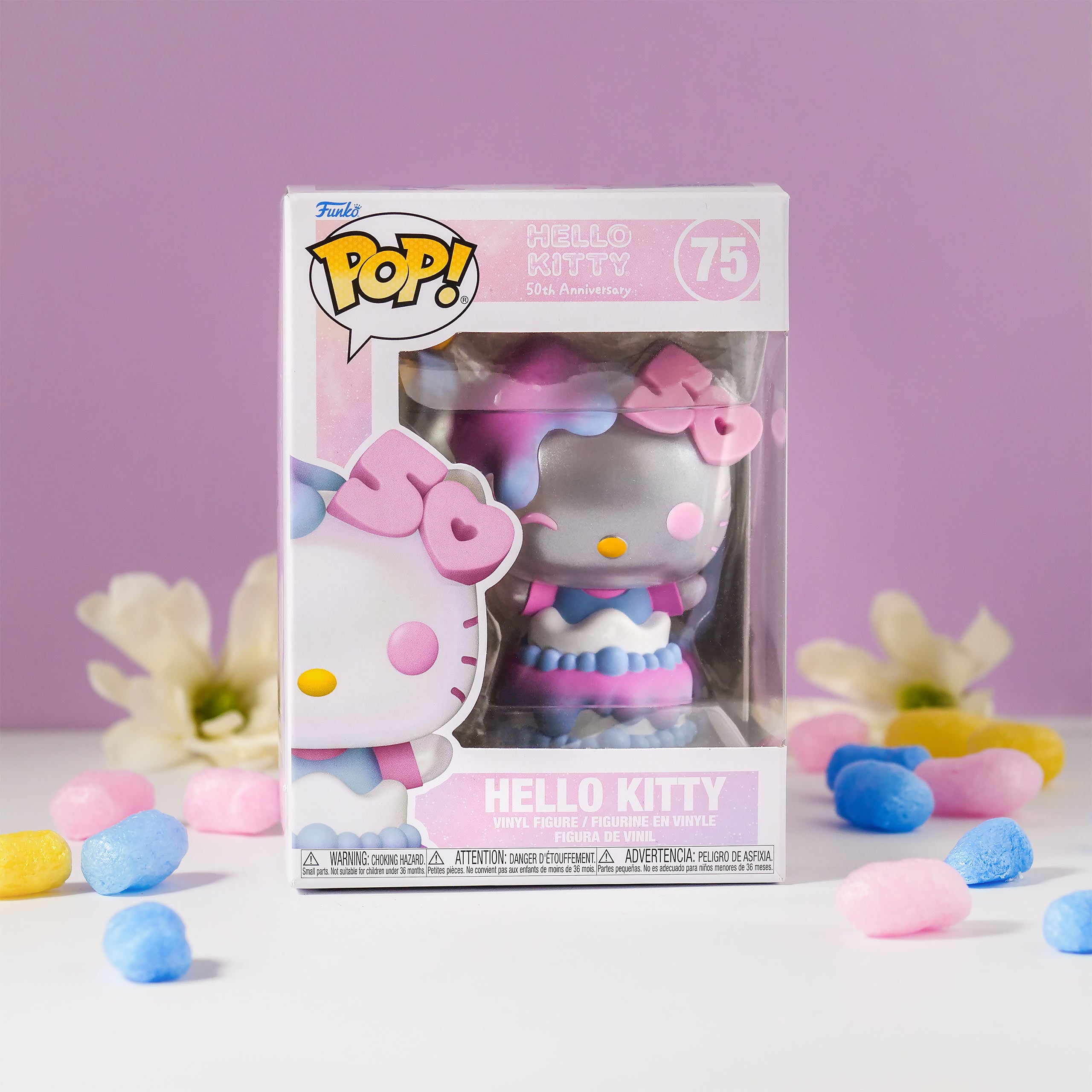 Produktbild Hello Kitty Funko Pop-figur med tårta 50-årsjubileum